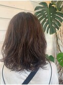 立体感ひし形セミディ×20代30代大人可愛い小顔スタイル