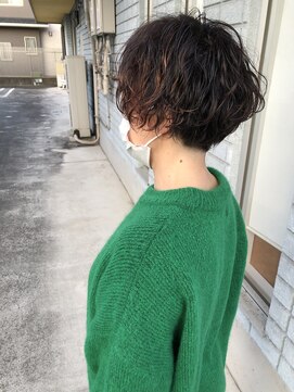 プラッキー(PLUCKY) 波巻　ショートボブ