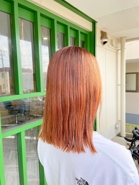 ネバーランド(NEVERLAND) オレンジハイライト☆白髪ぼかし