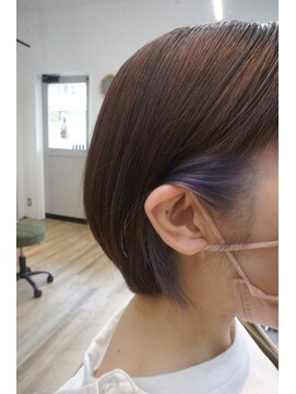 リムルヘアー(Rymlhair) ブルージュインナーカラー/こなれヘア/小顔補正立体カット