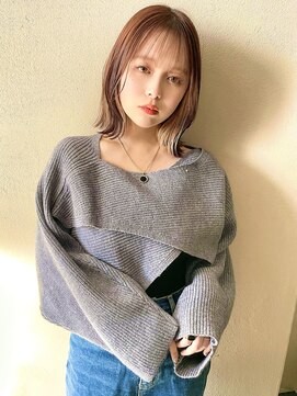 トゥルーズ 梅田店(TLUUS) TLUUS前髪パーマグレーベージュレイヤーロングアッシュカラー