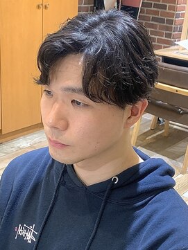 リスタバイネオリーブ 浅草(Re:sta by neolive) 韓国式毛流れパーマ/メンズ縮毛矯正カルマパーマ流れる縮毛矯正