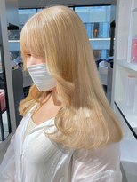 ベレーザ 渋谷(BELEZA)&nbsp;4279ニュアンスカラーシルキーブリーチブロンドハイトーンカラー