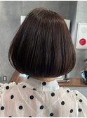 30代40代大人女性/前髪ありショートボブ/ショートヘア/髪質改善