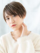 ドクターズ サロン ラブ(Dr's Salon LAB)&nbsp;斜めバング大人かっこいい小顔束感ショートh古河20代30代40代