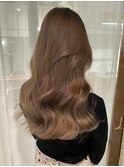 アッシュグレーレイヤーカットアッシュ20代30代40代韓国ヘア艶髪