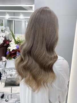 アールプラスヘアサロン(ar+ hair salon) ミルクティーベージュカラー