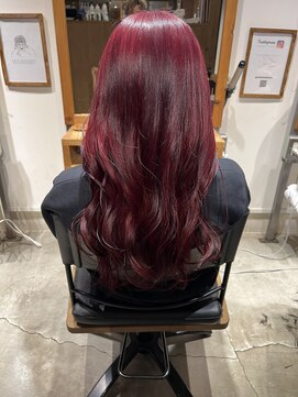 へアサロンアンドカフェガーデン(hair salon&cafe GARDEN) ブリーチあり/チェリーピンク