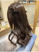 結婚式*ヘアセット