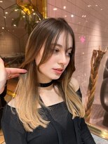 シーシンジュク 新宿南口(Sea shinjuku)&nbsp;メルティーカラー×フェミニンロング[似合わせカット/韓国]