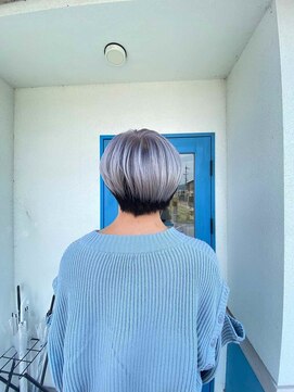 ヘアーメイク コラソン(hair make corazon) 黒髪ボブルフネビージュ小顔ワンレン韓国マッシュ