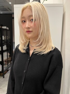 ケシキ大名(keshiki) 艶々ホワイトブロンド/keshiki大名NANA