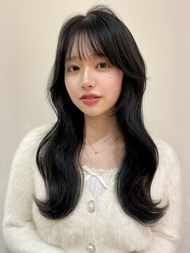 バイオレットジェム(Violet`jem) 韓国ガーリー黒髪ウェーブヘア