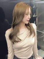 ユーフォリア 銀座(Euphoria)&nbsp;【Conomi】艶髪赤み消しカラー ロングレイヤー 顔周りレイヤー