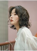 《benji》大人パーマボブ