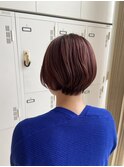 ピンク/ショートボブ
