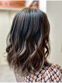 【バレイヤージュ/マロンベージュ】池袋美容室