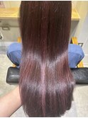 小辻結花 ハイライト×チェリーピンク