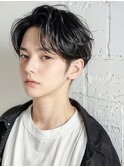 20代30代40代　黒髪ツーブロック束感＃22