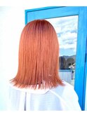 似合わせカットメルティカラー着物フェミニンロング
