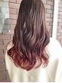 りんごの木セントラル(Central) 裾カラー♪巻いても縛っても可愛い！ダメージの範囲も少ない♪