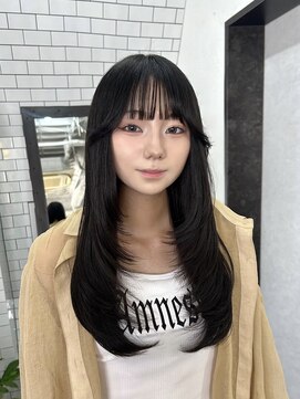 レガーレ(Legare) 【広島韓国ヘア】韓国レイヤーカット×ワンカールスタイリング