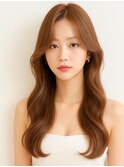 韓国風ウェーブ巻き/ショコラブラウン