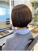 大人上品ショートボブ
