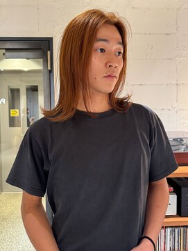 パーク(PARK) メンズオレンジブラウンロング