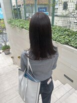 スタイル 成城学園前(STYLE) 透明感カラー セミロングカット レイヤースタイル
