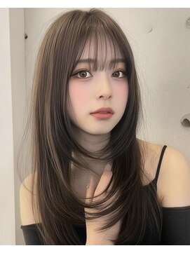ハム 立川(hum) ココアベージュ/オリーブグレー/小顔/黒髪[立川/髪質改善]