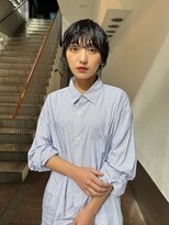 トリッカ 銀座(tricca)&nbsp;マッシュショート/ウェット質感/黒髪/暗髪/ナチュラル/似合わせ