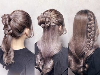 ティアラ 栄(TIARA)の写真/【錦/栄駅3分】結婚式・二次会・推し活・ライブなど◎イベント・パーティーヘアセットはお任せください♪