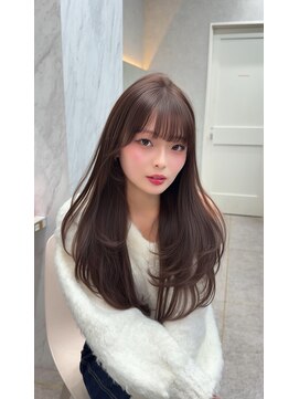 ロンド レア 天神大名店(Lond Le’a) 着物/ミディアムレイヤーカット/似合わせカット/大人ガーリー