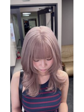 セレーネ ヘアー(Selene hair) ピンクホワイトベージュ☆