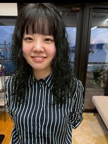 フィルム(FiLMs) 女性パーマ/スパイラルパーマ/ぱっつんバング