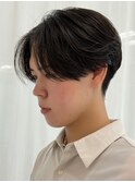 フェザーパーマ/カルマパーマ/メンズ/韓国/眉毛/センターパート