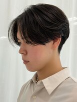 エルマーク 松山(L-MARK)&nbsp;フェザーパーマ/カルマパーマ/メンズ/韓国/眉毛/センターパート