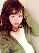 メルマードバーベル(Mermard Bavel)&nbsp;【　セミロング　】　ねおき風色っぽつや髪　２