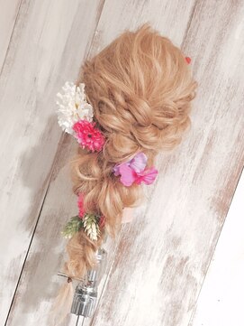 アンフィフォープルコ(AnFye for prco) 【AnFyeforprco】ルーズな編み下ろしアレンジ♪