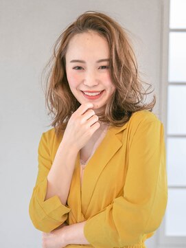 アースコアフュールボーテ 太田店(EARTH coiffure beaute) 大人可愛い無造作カールミディ