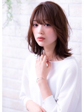 ヘアーアートシフォン 川口東口店(hair art chiffon) チョコレートアッシュor大人ガーリーのプリカールスタイル