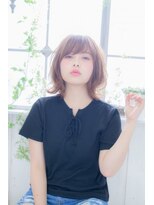 ネオリーブリノア 北千住東口店(Neolive Linoa)&nbsp;外ハネミディアム 可愛らしく明るい印象に！