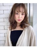 透明感ミルクティーベージュ(sourire 神田)