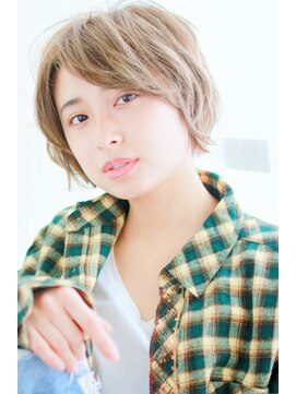 ロメオ (ROMEO) ゆるふわ外ハネカジュアルショートボブ『ROMEO八王子』