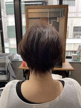 レポゼ 日本橋室町(Repose) repose.hair/テラコッタ/ミニウルフ/くすみブルー[日本橋駅]