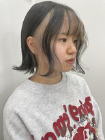 リフトバイマグ 松本駅前店(lift by mag) 20代30代大人かわいいミルクティーベージュインナーカラー