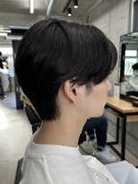 フイ 代々木(Hui)&nbsp;メンズ/アップバング/ツーブロックマッシュ/束感ショート波巻き