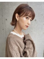 エジョン 三鷹店(Aejon) 大人ショートボブ外ハネ切りっぱなし