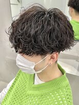 フィフス 名駅(fifth)&nbsp;波巻きパーマツイストスパイラル無造作マッシュツーブロック